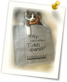 Pfandtasche mit Kätzchen